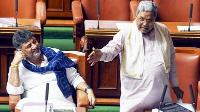 Karnataka deputy CM DK Shivakumar had so far been diplomatic, like CM Siddaramaiah, about the question of leadership change, but they have now acknowledged "confusion" and mentioned a "secret deal", respectively. (HT File Photo) Karnataka deputy CM DK Shivakumar had so far been diplomatic, like CM Siddaramaiah, about the question of leadership change, but they have now acknowledged "confusion" and mentioned a "secret deal", respectively. (HT File Photo)