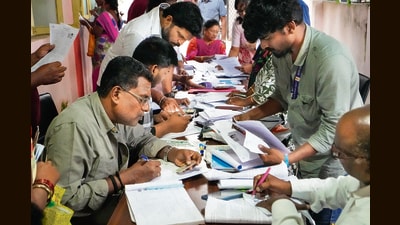 Enumeration process for SIR in Tamil Nadu, West Bengal and Kerala will be completed on December 4. (PTI) Enumeration process for SIR in Tamil Nadu, West Bengal and Kerala will be completed on December 4. (PTI)