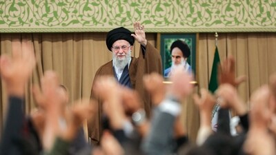 A handout picture provided by the office of Iran's Supreme Leader Ayatollah Ali Khamenei shows him addressing a meeting with students in Tehran on November 3, 2025. (AFP) A handout picture provided by the office of Iran's Supreme Leader Ayatollah Ali Khamenei shows him addressing a meeting with students in Tehran on November 3, 2025. (AFP)