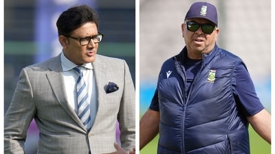 Anil Kumble was not happy with Shukri Conrad's 'grovel' comment Anil Kumble was not happy with Shukri Conrad's 'grovel' comment