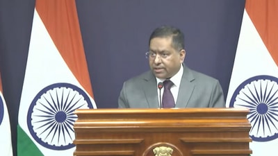 MEA spokesperson Randhir Jaiswal took questions on the recent Shanghai incident involving an Indian citizen from Arunachal Pradesh. (X/@MEAIndia) MEA spokesperson Randhir Jaiswal took questions on the recent Shanghai incident involving an Indian citizen from Arunachal Pradesh. (X/@MEAIndia)
