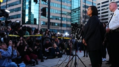 Muriel Bowser, mayor of the District of Columbia, speaks during a news conference at the scene of a shooting in Washington, DC. (Bloomberg) Muriel Bowser, mayor of the District of Columbia, speaks during a news conference at the scene of a shooting in Washington, DC. (Bloomberg)