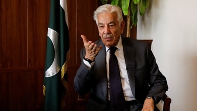 He dismissed all accusations made by the Afghan Taliban that Pakistan had carried out strikes inside Afghanistan (REUTERS)