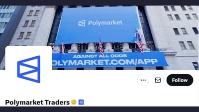 X user accused that the tweet was shared from Polymarket Traders' official account. (X/@PolymarketTrade) X user accused that the tweet was shared from Polymarket Traders' official account. (X/@PolymarketTrade)