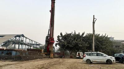 The phase two of the Gurugram Metro will involve construction of 13 kilometres of metro rail line and 14 metro stations. (Parveen Kumar/HT) The phase two of the Gurugram Metro will involve construction of 13 kilometres of metro rail line and 14 metro stations. (Parveen Kumar/HT)