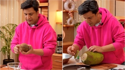 Chef Kunal Kapur shares easy techniques for chopping tough vegetables and coconuts. (Instagram/@chefkunal) Chef Kunal Kapur shares easy techniques for chopping tough vegetables and coconuts. (Instagram/@chefkunal)