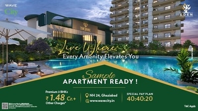 Wave City, Ghaziabad: Enjoy everyday life with park views and natural sunlight. Wave City, Ghaziabad: Enjoy everyday life with park views and natural sunlight.