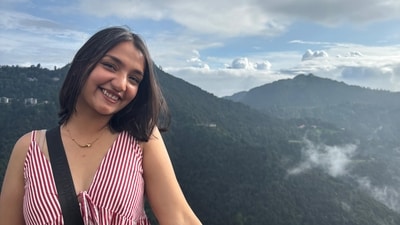 Manisha, 24, left the pollution of Delhi for the serenity of Manali. Manisha, 24, left the pollution of Delhi for the serenity of Manali.