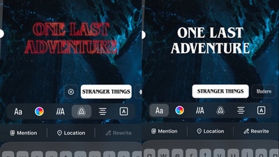 Stranger Things font available now (Instagram/Strangerthings) Stranger Things font available now (Instagram/Strangerthings)