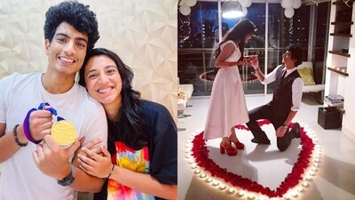 Palaash Muchhal and Smriti Mandhana; Palaash Muchhal with his ex Palaash Muchhal and Smriti Mandhana; Palaash Muchhal with his ex