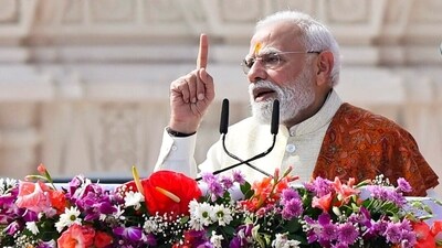 Modi recalled Mahatma Gandhi’s belief that rights flow from the performance of duties, stressing that fulfilling duties is the foundation for social and economic progress. ( ANI) Modi recalled Mahatma Gandhi’s belief that rights flow from the performance of duties, stressing that fulfilling duties is the foundation for social and economic progress. ( ANI)