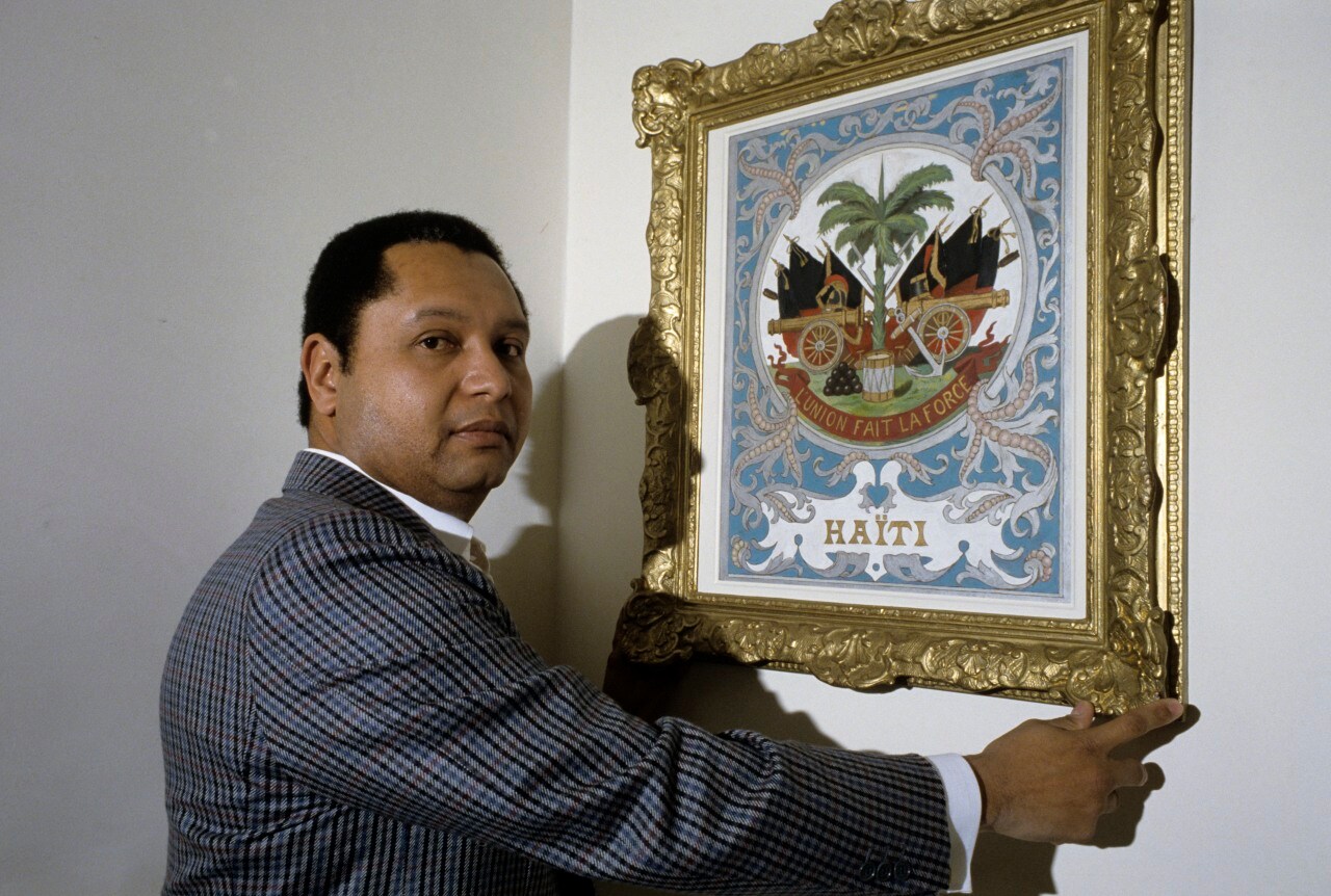 Jean-Claude Duvalier during his exile in France after his rule in Haiti ended.