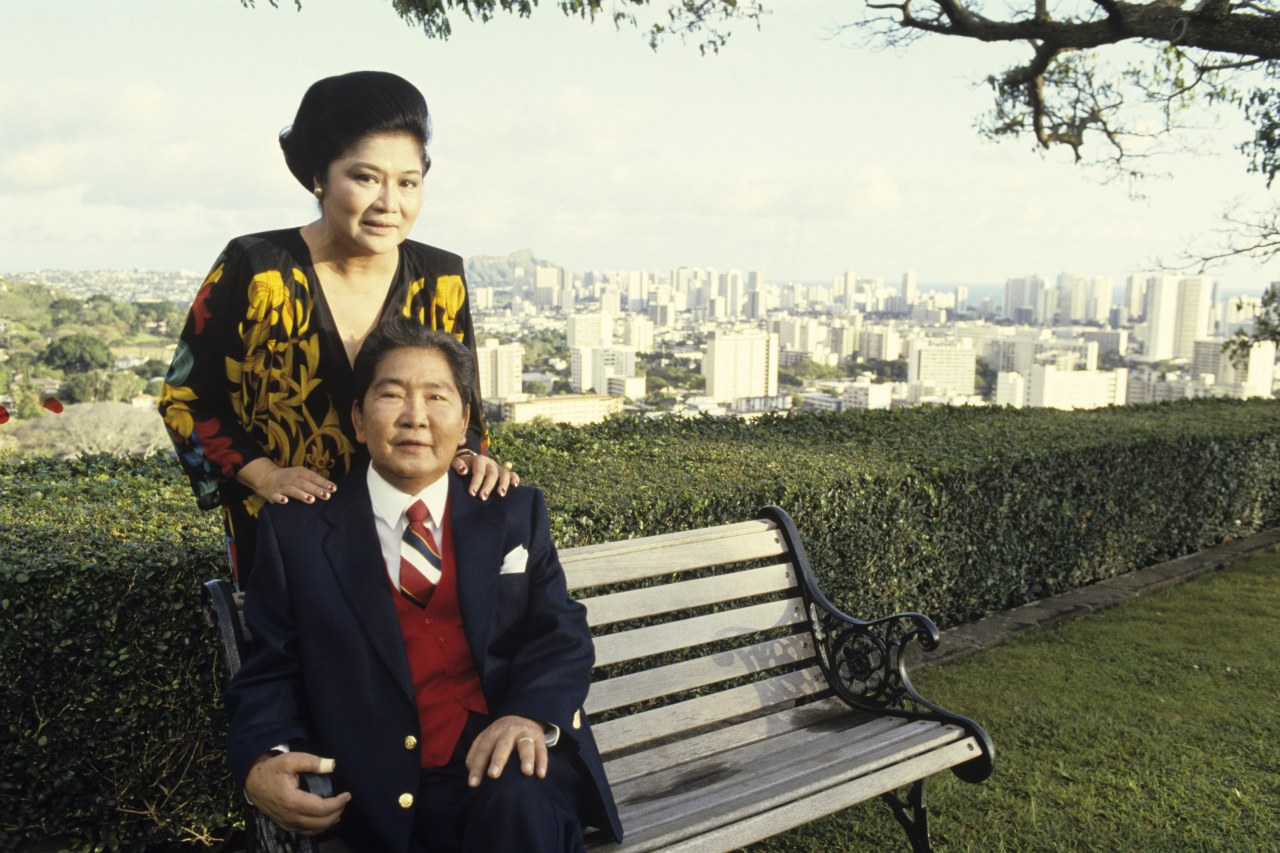 Ferdinand Marcos and his wife, Imelda, lived in Hawaii after he was deposed as president of the Philippines.