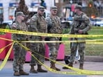 National Guard are seen after reports of two National Guard soldiers shot near the White House in Washington, Wednesday, Nov. 26, 2025. National Guard are seen after reports of two National Guard soldiers shot near the White House in Washington, Wednesday, Nov. 26, 2025.