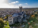 Aerial view of Canterbury Cathedral in Kent (VisitBritain/Robin Creative Medi)