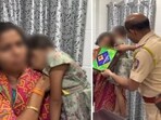 The 5-year-old girl who was rescued by the Mumbai Police. The 5-year-old girl who was rescued by the Mumbai Police.