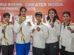 India’s women boxers won seven gold medals at the World Boxing Cup Finals 2025. (PTI)
