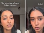 The Indian woman who accused a few men of staring at her. The Indian woman who accused a few men of staring at her.