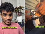 The Mangaluru man who created a hunger detection device that orders food for him. The Mangaluru man who created a hunger detection device that orders food for him.
