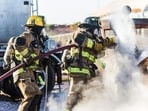 A massive explosion was reported in Oakland, Maine