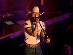 Post Malone performed at the Chiefs vs Cowboys halftime show Post Malone performed at the Chiefs vs Cowboys halftime show