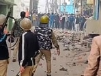 Violence broke out in Smabhal district over a court-ordered survey of a Mughal-era mosque there in November last year. (HT file)