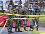 National Guard are seen after reports of two National Guard soldiers shot near the White House in Washington, Wednesday National Guard are seen after reports of two National Guard soldiers shot near the White House in Washington, Wednesday