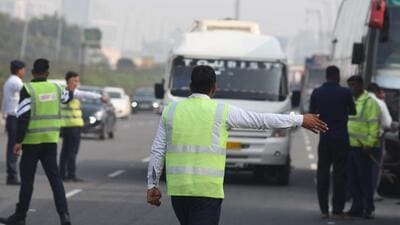 . Officials said that the challans were issued as part of the drive held between November 1 and November 25. (HT Photo) . Officials said that the challans were issued as part of the drive held between November 1 and November 25. (HT Photo)