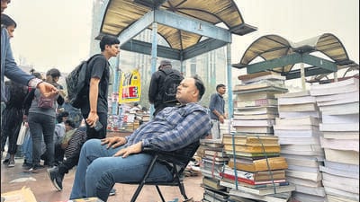Farooq Ahmed’s stall. (HT Photo) Farooq Ahmed’s stall. (HT Photo)