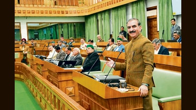 Himchal chief minister Sukhvinder Singh Sukhu during the winter assembly session in Dharamshala on Thursday. (File) Himchal chief minister Sukhvinder Singh Sukhu during the winter assembly session in Dharamshala on Thursday. (File)