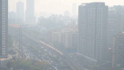 In recent years, Mumbai has been witnessing a worrying rise in winter air pollution. The last notably troubled winter was in 2022. Then, on 25th November 2025, the city saw one of its worst mysterious hazy days. (Photo by Satish Bate/ Hindustan Times) (Hindustan Times) In recent years, Mumbai has been witnessing a worrying rise in winter air pollution. The last notably troubled winter was in 2022. Then, on 25th November 2025, the city saw one of its worst mysterious hazy days. (Photo by Satish Bate/ Hindustan Times) (Hindustan Times)