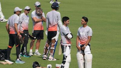 India players during a practice session. (AP) India players during a practice session. (AP)