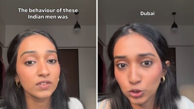 The Indian woman who accused a few men of staring at her. (Instagram/@saania_17)