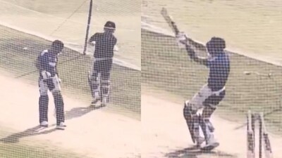 Virat Kohli and Rohit Sharma batted together in the training session ahead of the South Africa ODIs. (X Image) Virat Kohli and Rohit Sharma batted together in the training session ahead of the South Africa ODIs. (X Image)