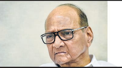 NCP(SP) chief Sharad Pawar criticised Ajit Pawar’s recent statement suggesting that funds would depend on electoral support, saying it was improper to ask for votes on the basis of financial promises. (HT FILE)