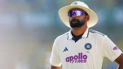 India's Mohammed Siraj during the fourth day of the second Test against South Africa at the Barsapara Cricket Stadium, in Guwahati (PTI) India's Mohammed Siraj during the fourth day of the second Test against South Africa at the Barsapara Cricket Stadium, in Guwahati (PTI)
