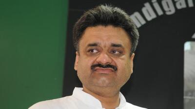 Panchkula MLA Chander Mohan has submitted a formal representation to the Haryana Vidhan Sabha Speaker Harvinder Kalyan. (HT Photo) Panchkula MLA Chander Mohan has submitted a formal representation to the Haryana Vidhan Sabha Speaker Harvinder Kalyan. (HT Photo)