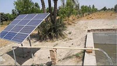 The state agriculture department will provide subsidies to farmers for various solar pumps. (For Representation) The state agriculture department will provide subsidies to farmers for various solar pumps. (For Representation)