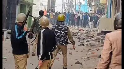 Violence broke out in Smabhal district over a court-ordered survey of a Mughal-era mosque there in November last year. (HT file) Violence broke out in Smabhal district over a court-ordered survey of a Mughal-era mosque there in November last year. (HT file)