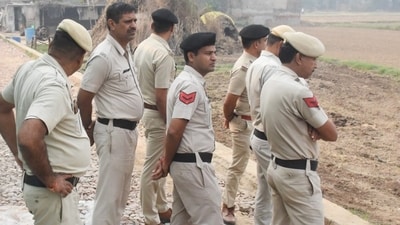 Bullet-riddled bodies of the two were taken to Agartala for post-mortem examinations. (HT Photo/Subhash Sharma) Bullet-riddled bodies of the two were taken to Agartala for post-mortem examinations. (HT Photo/Subhash Sharma)