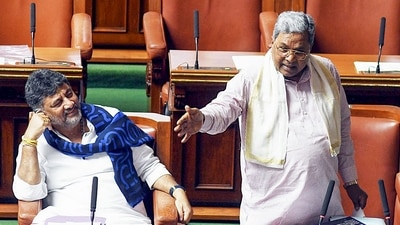 Karnataka deputy CM DK Shivakumar (L) with CM Siddaramaiah (ANI/File) Karnataka deputy CM DK Shivakumar (L) with CM Siddaramaiah (ANI/File)