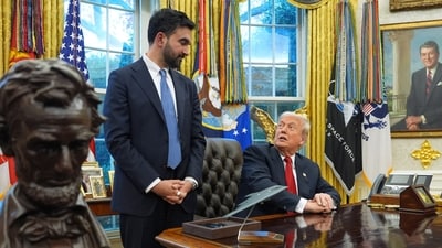 President Donald Trump talks after meeting with New York City Mayor-elect Zohran Mamdani in the Oval Office of the White House, Friday, Nov 21 (AP) President Donald Trump talks after meeting with New York City Mayor-elect Zohran Mamdani in the Oval Office of the White House, Friday, Nov 21 (AP)