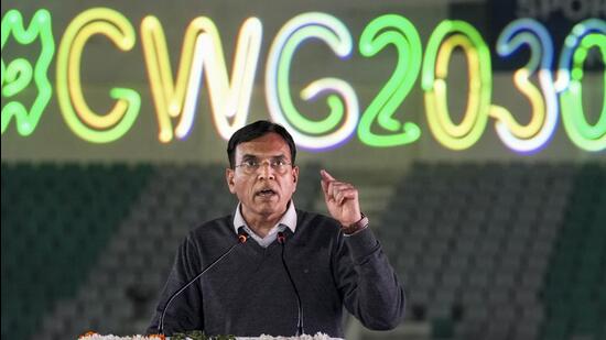 Union Sports and Youth Affairs Minister Mansukh Mandaviya. (PTI)