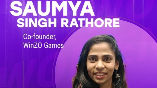 Saumya Singh Rathore co-founded money-based online gaming app WinZO in 2017. (X/@StartupMhakumbh)