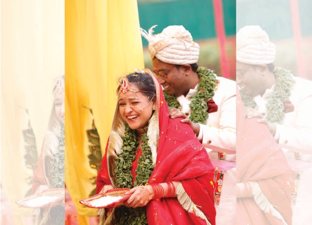 At Madhuri Balodi’s and Aditya’s wedding, chaiwallas and coconut-water vendors served the beverages. At Madhuri Balodi’s and Aditya’s wedding, chaiwallas and coconut-water vendors served the beverages.