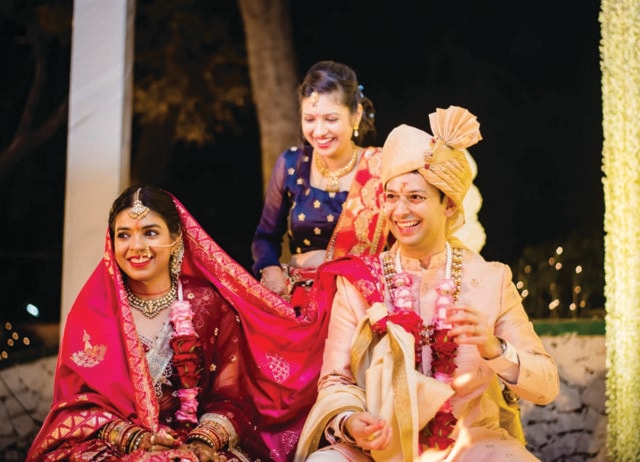 Nupur Agarwal and Ashwin Malwade’s wedding had no plastic bottles, disposable décor or food waste. Nupur Agarwal and Ashwin Malwade’s wedding had no plastic bottles, disposable décor or food waste.