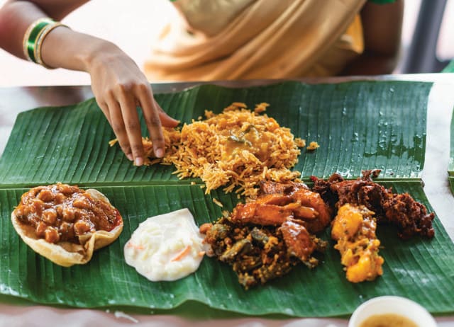 Weddings in the past were already sustainable; food would be served on bamboo leaves. (SHUTTERSTOCK) Weddings in the past were already sustainable; food would be served on bamboo leaves. (SHUTTERSTOCK)