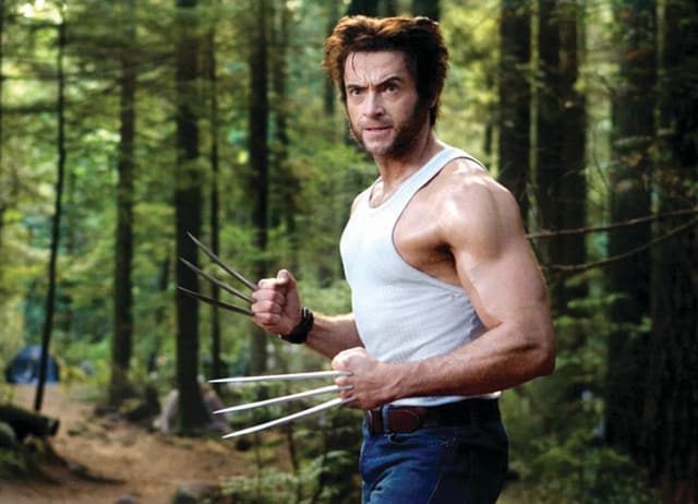 In the X-Men movies, you can hear the intimate schwing of adamantium claws. In the X-Men movies, you can hear the intimate schwing of adamantium claws.