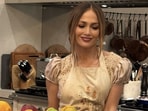 Jennifer Lopez recently performed at Netra Mantena and Vamsi Gadiraju's wedding.(Instagram/@jlo)