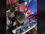 A man on a crowded bus held the window curtains for 40 minutes to shield his sleeping wife from sunlight.